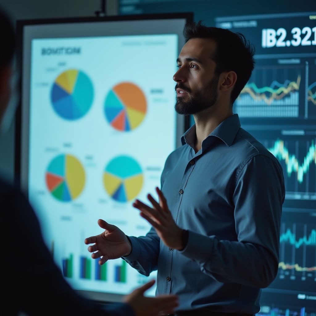Investment webinar showing portfolio diversification